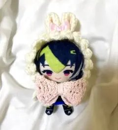 にじぱぺっと うさ耳ポンチョ 10cmぬい ぱペ服 ぬい服