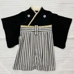 【美品】SWEET MOMMY ベビー袴 カバーオール 男の子 80cm 黒