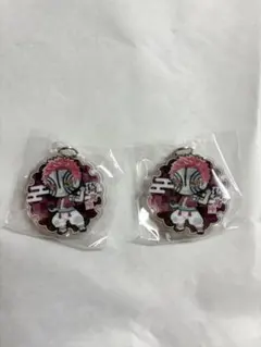 ぴた！でふぉめ 無限城編 アクリルめじるしガチャマスコット 猗窩座　2個セット