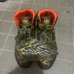 jeremy Scott×adidas wing camo 迷彩 スニーカー