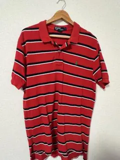 ポロラルフローレン ワンポイント刺繍　ボーダー　ポロシャツ