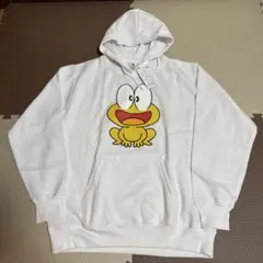 【新品未使用】ど根性ガエル ピョン吉 長袖 パーカー 白 RD6310
