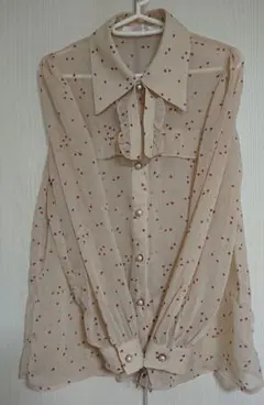 Manonmimie ブラウス ハート柄