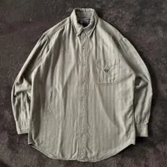 90s CHAPS Ralph Lauren BDシャツ ベージュ M 26のサムネイル