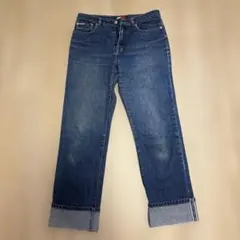 Tommy Girl ダークブルー ストレートデニム