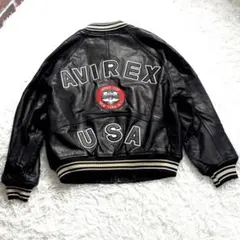 2025年最新】AVIREX アヴィレックス オールレザースタジャンの人気