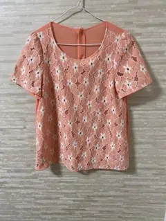 ロペピクニックレース半袖ブラウス