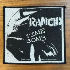 Rancid タイムボム ワッペン 1996年　time bomb パンク
