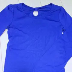 青い長袖トップス Sサイズ 中古