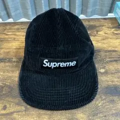 Supreme コーデュロイ ブラックキャップ