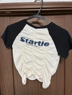 WEGO ロゴプリント シャーリング 半袖Tシャツ