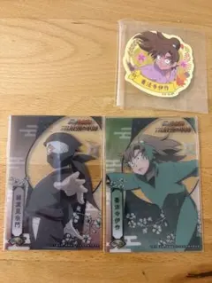 忍たま　トレカ　ステッカー　雑渡昆奈門　善法寺伊作