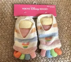 新品　東京ディズニーリゾート　指開きソックス　ルームソックス