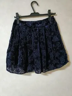 MISCH MASCH ネイビー プリーツスカート