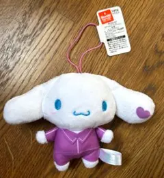 シナモロール　カラフルジャージマスコット 紫　パープル