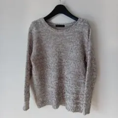 FREE'S PHRASE ベージュ ニットセーター 長袖