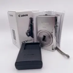 Canon カメラ　IXY 650 PC2274 シルバー　箱　充電器　コンデジ Canon IXY 650 デジタルカメラ SDカード 充電器 ケース付き｜Yahoo