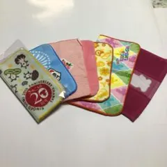 未使用　タオルハンカチまとめ売り　7点セット　ホクト　ロッテイちゃん他