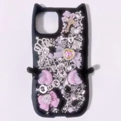 iPhone14 スマホケースデコ　デコ電　地雷系　サブカル系　平成女児