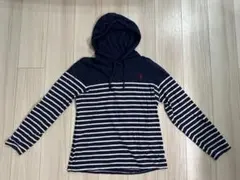 RALPH LAURENラルフローレン パーカー 薄手 ボーダー S(M相当)