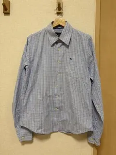 Abercrombie & Fitch チェック柄長袖シャツ M