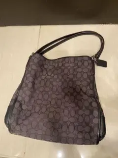 COACH ショルダーバッグ グレー ブラック