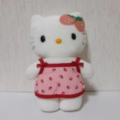 【激レア/当時物】ハローキティ 特大ぬいぐるみ いちごワンピース 約90cm 激レア/当時物】ハローキティ 特大ぬいぐるみ いちごワンピース 約90cm