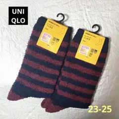 ⑹UNIQLO ヒートテック ストライプソックス 23-25cm 2足
