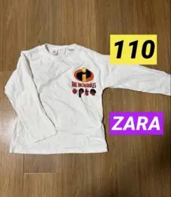 ZARA ミスターインクレディブル　ロンTシャツ　長袖カットソー110cm相当