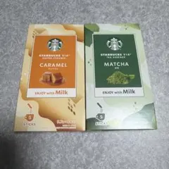 スターバックスVIAキャラメル・抹茶のサムネイル