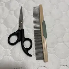 犬用トリミングはさみとコームセット