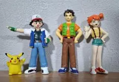 ポケモン　サトシ・ピカチュウ・カスミ・タケシ　フィギュアセット売り