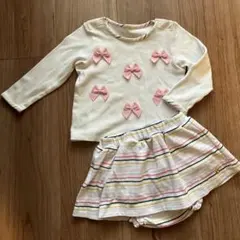 kate spade ベビー カットソーとスカートのセット 80cm