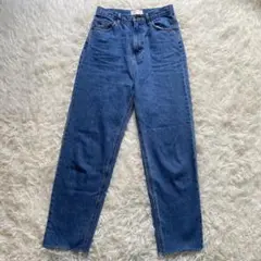 SeaRoomlynn ハイウエスト スリムテーパード デニムパンツ 25