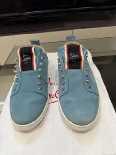 Christian Louboutin スタッズ スエード スニーカー メンズ