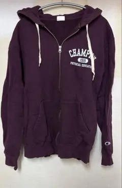 Champion フルジップパーカー M ワインレッド