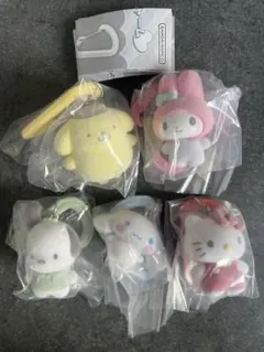 サンリオ カラフルカラビナマスコットチャーム 全5種コンプリート