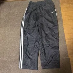 Nike ストライプ入り ブラックパンツ XL
