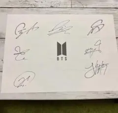 BTS JIN 直筆サイン FC特典 - メルカリ
