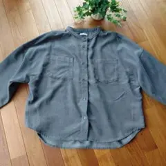 美品■URBAN RESEARCH■コーデュロイシャツ グレー