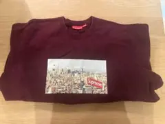 Supreme シティプリント スウェット バーガンディ