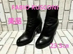 美品 FABIO RUSCONI　ファビオルスコーニ　ショートブーツ レザー