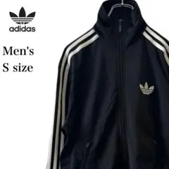 adidas アディダス トラックジャケット ジャージ メンズ S ブラック