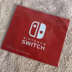 Nintendo Switch ロゴデザイン マイクロファイバークロス 赤