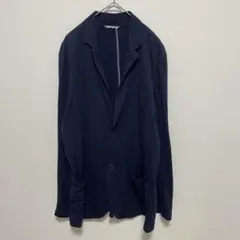 THE SHOP TK ラペルジャーディガン ジャケット ネイビー XLのサムネイル