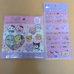 チェゴシム×サンリオキャラクターズ　おはじきシール　タイルシール【セット】