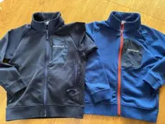 mont-bell ジャージ 2枚セット 青とネイビー　120サイズ