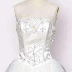 ★値下げ可★ドレス　ビーズ刺繍　ソフトマーメイド