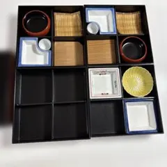 たち吉 黒塗松花堂 四方弁当 五客セット 共箱付き - メルカリ