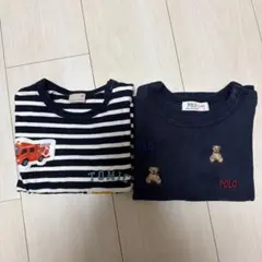 petit main トミカ 長袖Tシャツ 90cm 2枚セット